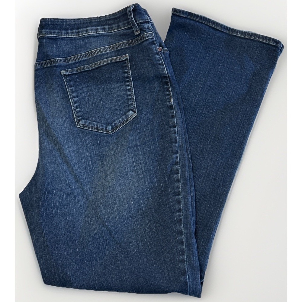 Women's Chicos Barely BOOT‎ Jeans Stretch Jeans Sz 14 Short (2.5S) NO Pilling